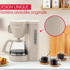 Cafetiere Filtre Morning Gris Chaud