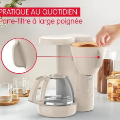 Cafetiere Filtre Morning Gris Chaud