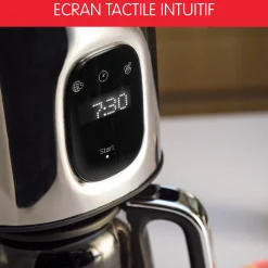 Cafetiere Filtre Programmable Inox Moulinex Majestuo Ecran Tactile