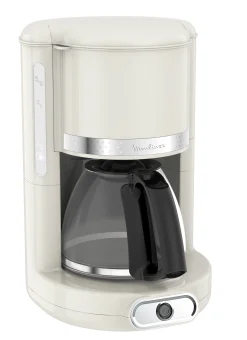 Cafetiere Filtre Soleil Ivoire, Design Vintage, Capacite 1,25L,