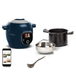 Cookeo+ 150 Recettes Bleu, Avec Louche Incluse