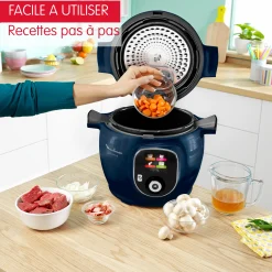 Cookeo+ 150 Recettes Bleu, Avec Louche Incluse