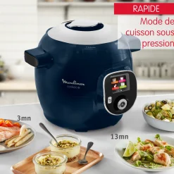 Cookeo+ 150 Recettes Bleu, Avec Louche Incluse