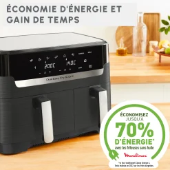 Friteuse A Air Dual Easy Fry & Grill 8,3 L