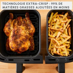 Friteuse A Air Dual Easy Fry & Grill 8,3 L
