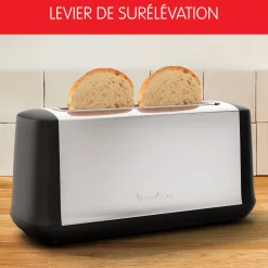 Grille Pain Subito Inox, 1 Longue Fente Longue 25 Cm, 7 Niveaux De Dorage