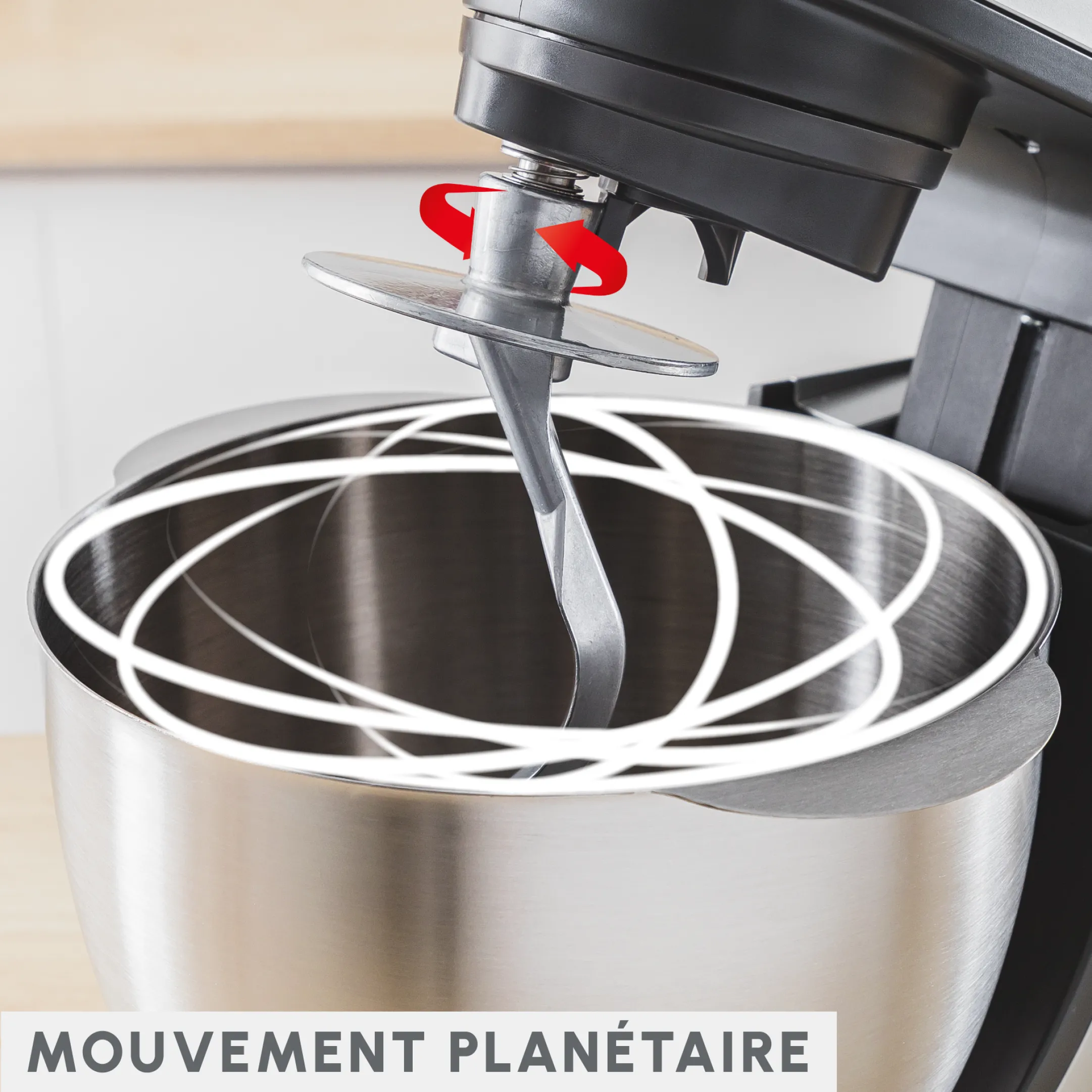 Robot Patissier Bake Essential, Bol De 4.8 L, Kit De Patisserie, 800 W